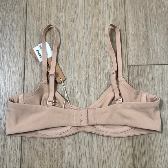 Skims Fits Everybody Unlined Demi Bra 34A in Clay - Picture 5 of 5